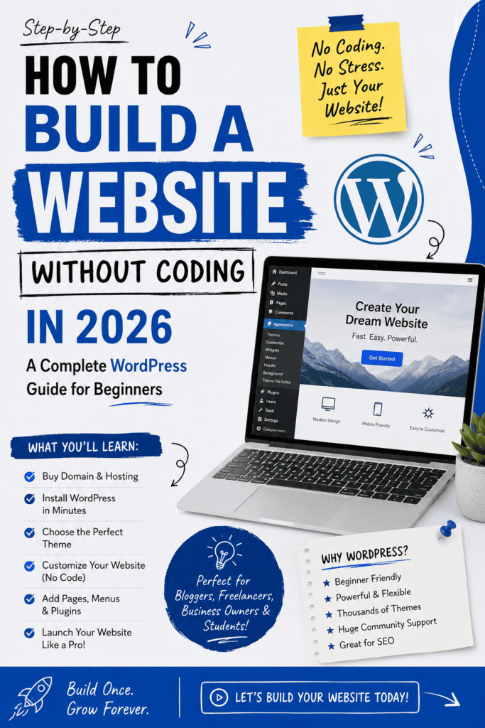 Build a professional website without coading